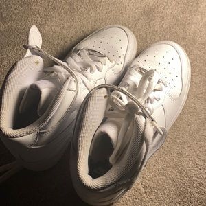 Air Forces mid-tops white